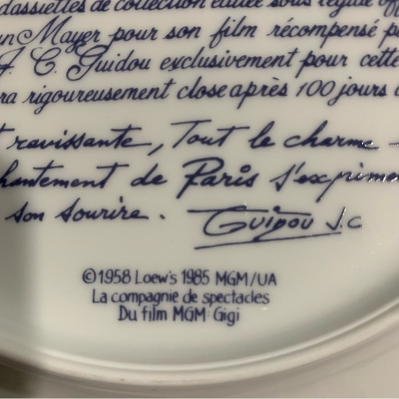 Vintage Jean-Claude Guidou Gigi, Thank Heaven for Little Girls. DeLimoge… - Picture 3 of 4